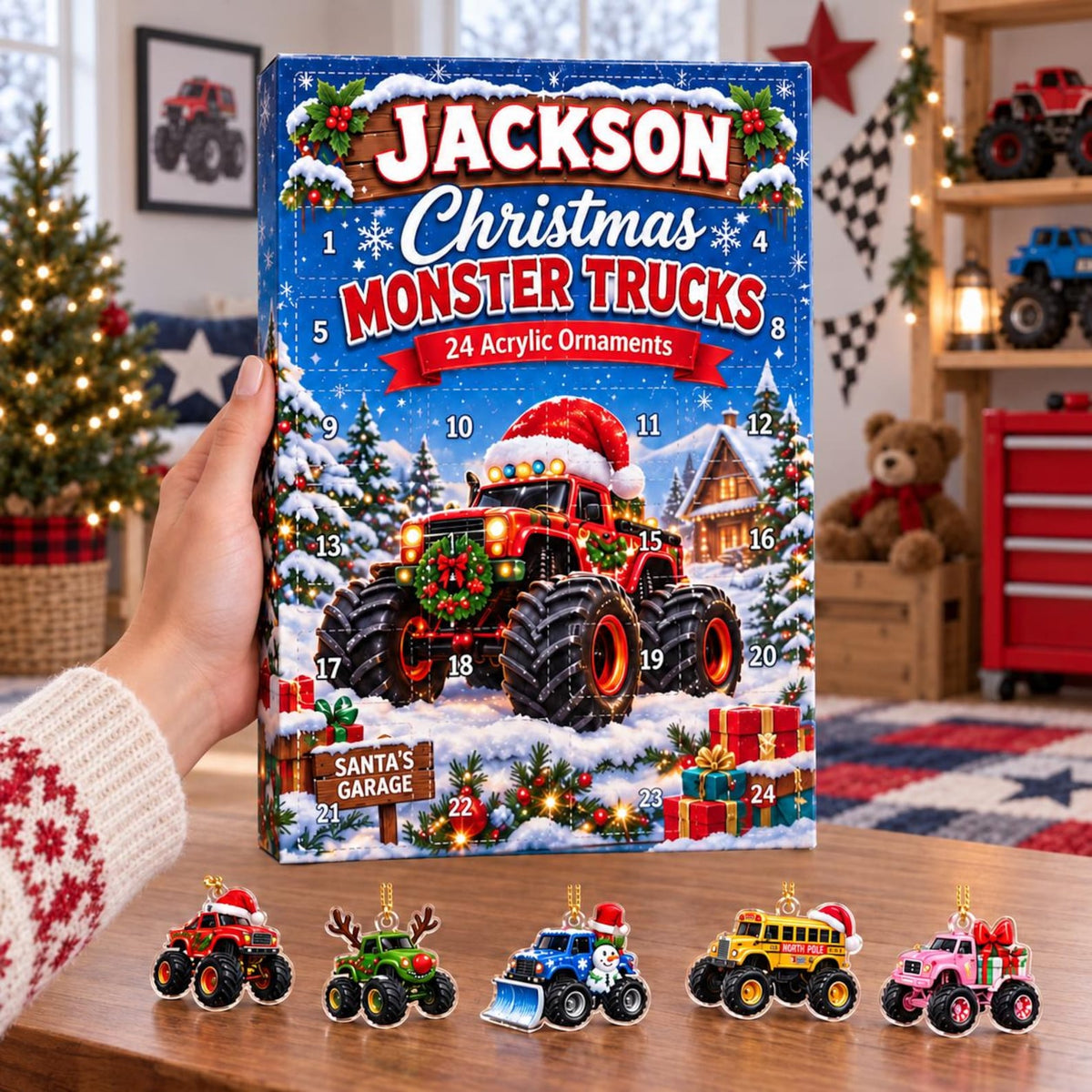 Personalized Monster Truck 2D Advent Calendar 2026, Custom Name Christmas Countdown, Kids Christmas Gift for Boys, Sons, Grandsons & Truck Fans e5204405-88a5-4e28-9551-74c6fa5f9201-il_1588xN.8617784033_rsml.jpg