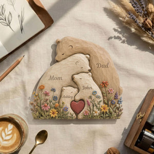 Personalized Bear Family Wooden Block, Custom Name Family Sign Home Decor, Mother's Day Keepsake, Father's Day Gift From Kids, Family Plaque e52c1e51-48df-40ff-8ca5-fff4dd361e3f-5.jpg