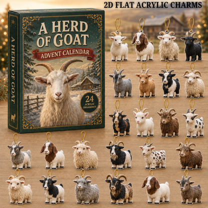 A Herd of Goat Advent Calendar 2026 - 24-Day Festive Countdown, Acrylic Charms Blind Box - Gift For Goat Lovers e52d618c-6ea5-4c92-b85d-d04e9afcb654-goat-text.png