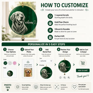 Personalized Pet Portrait Welcome Doormat - Personalized 1 Layered Suncatcher with Charm e5376740-363f-4c5b-86f5-4d1bbe2bde56.jpg