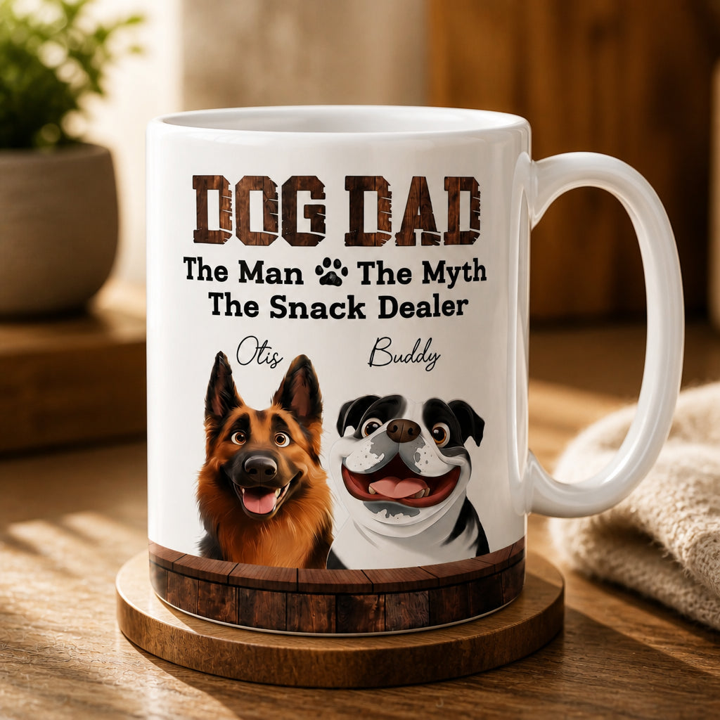 Dog Dad Snack Dealer Custom Pet Photo Mug - Personalized Mug e54b0a23-49c0-4841-9fbf-94d64475b990.jpg