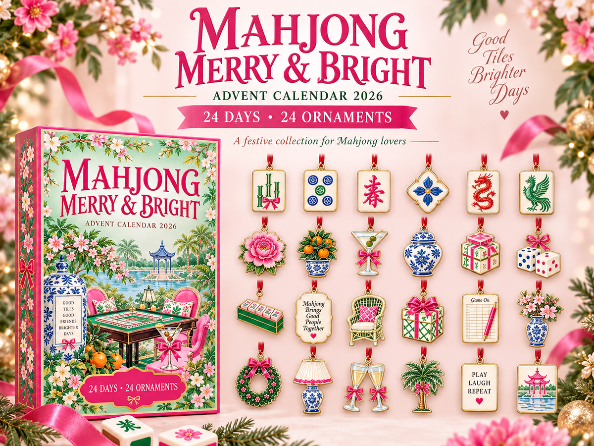 Mahjong Advent Calendar 2026, 24 Days Mahjong Christmas Ornaments, Chinoiserie Holiday Countdown, Mahjong Lover Gift, Mahjong Player Gift e54c95aa-5f03-4477-aa64-e2e7ea16dd5b-5433c446-2f84-4522-b9b4-0fcea31cf7a0.png