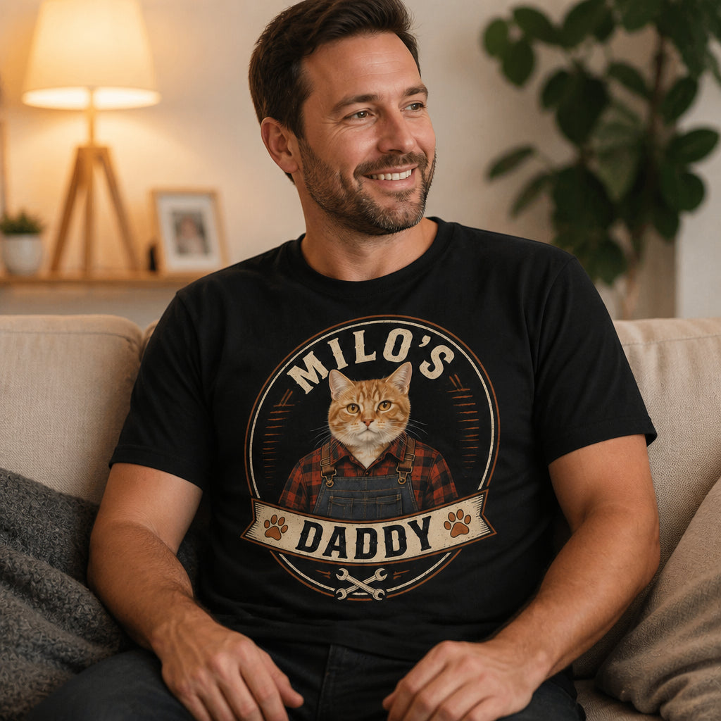 Cat Dad Personalized Name Tee - Personalized T-shirt e55293eb-3e53-4837-bd88-8cb6b400c275.jpg