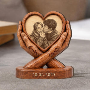 Personalized Photo Couple Wooden Plaque, Custom Image & Couple Name Sign, Wedding Anniversary Gift Block, Engagement Gift, Gift For Husband e56a98fb-95e8-4ad8-bfeb-18a110761708-4.jpg