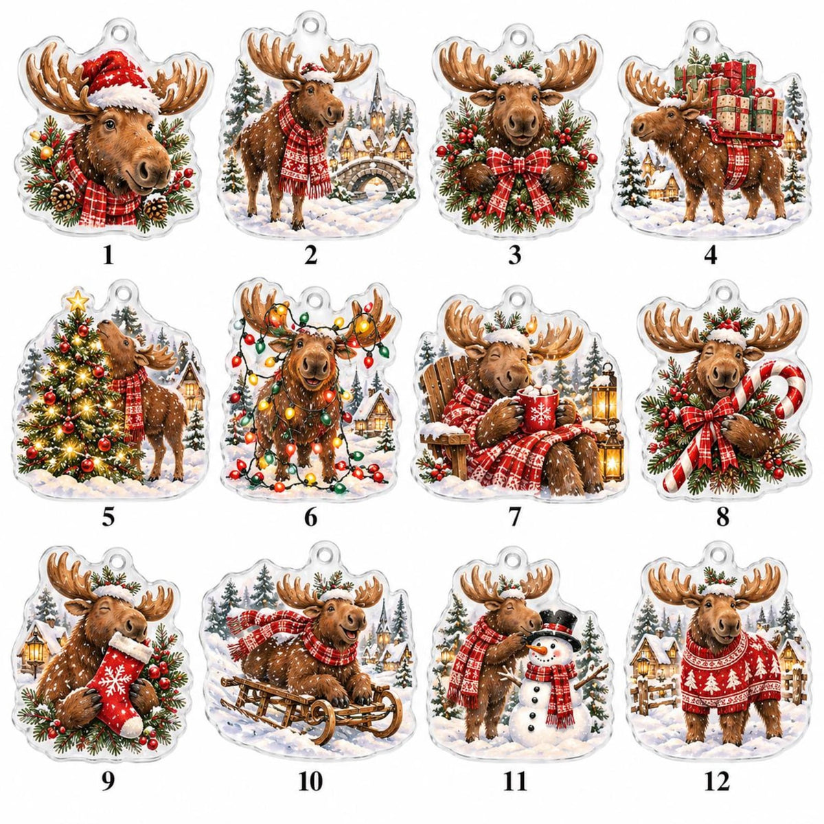 Personalized Moose Advent Calendar, 24 Double-Sided Acrylic Ornaments, Christmas Countdown Box e577bfd2-0b20-4686-8142-26e26760d502-il_1588xN.8595669342_4qq2.jpg