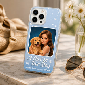 A Girl & Her Pet – Photo-to-Cartoon Custom Phone Case - Personalized Phonecase e5a4c1eb-c746-41ec-a798-01d366a26af6.jpg