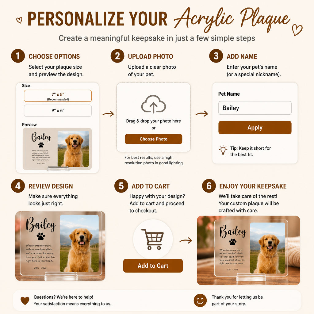 Pet Memorial Acrylic Plaque – Photo, Name & Years - Personalized Acrylic Plaque e5c23f68-d7f0-411b-b698-2b07fbfad9b2.jpg