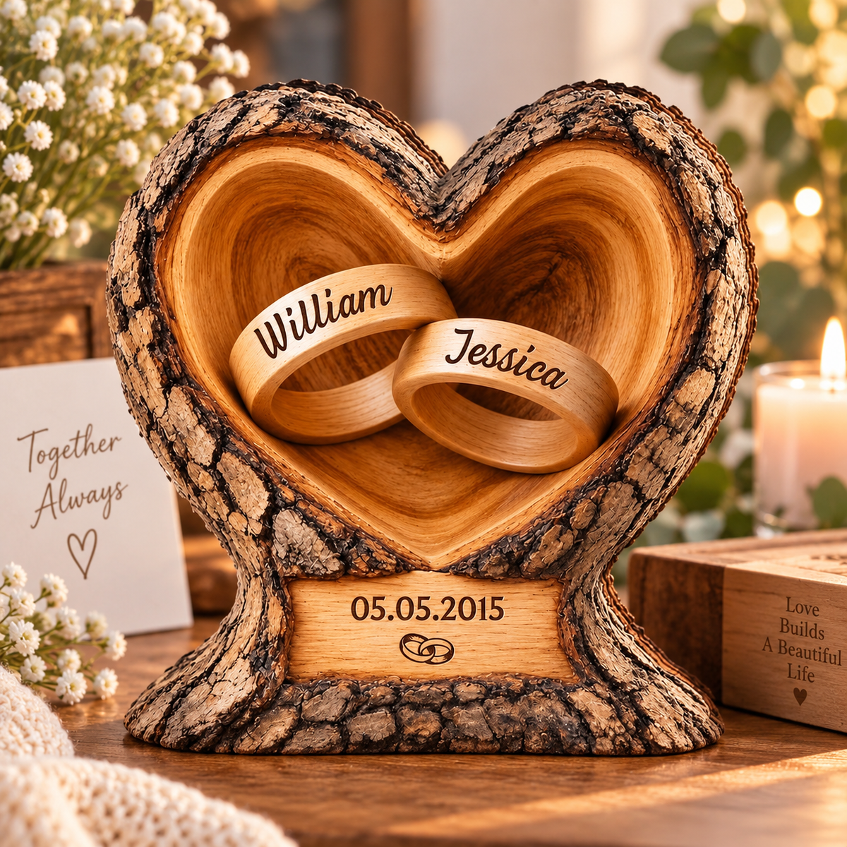 Personalized Interlocking Rings Wooden Plaque, Custom Names and Date, Wedding Anniversary Keepsake e5d2d754-59a3-4d67-9a81-2c93ae06b180-b155a154-a79f-4588-9d81-e8ae5e4079a5.png