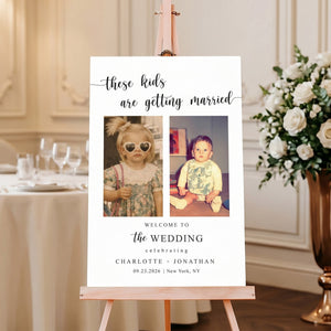 These Kids Are Getting Married - Wedding Rehearsal Dinner Welcome Sign - Personalized Poster e5de6f67-4040-4aec-947f-a523a990060f-3.jpg