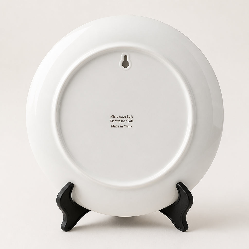 Custom Pet Watercolor Plate with Name – Cameo Laurel Edition - Personalized Personalized Ceramic Plate e5f002f8-6c09-48fc-be05-f2d59eb9ecf1.jpg