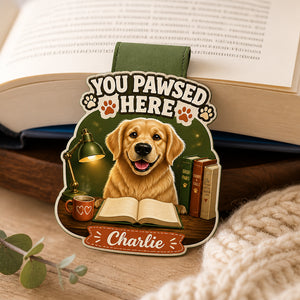 You Pawsed Here Custom Pet Photo Magnetic Bookmark - Personalized Magnetic Leather Bookmark e5f14036-ad9b-45ca-9ce1-baa75fca6611.jpg
