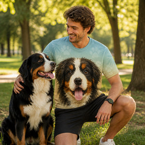 Playful Pup Portrait All-Over Print Tee - T-Shirt - All over printed e5f30448-349e-4cac-abe2-51fcdb54b533.jpg