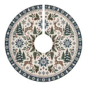 Nordic Christmas Tree Skirt – Scandinavian Snowflake & Reindeer Design – Rustic Winter Holiday Tree Decor – Cozy Christmas Home Accent e5f5c120-5377-4b8f-88ff-82d4924f577d-il_794xN.8525404398_bew6.webp