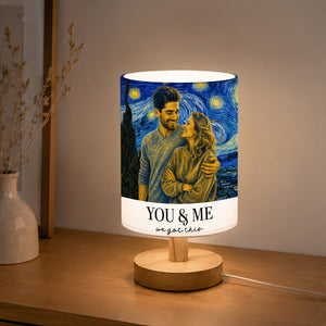 Custom Photo You And Me We Got This Under Starry Night Table Lamp - Personalized Fabric Lamp e603fc47-026e-42b8-8c03-45760055c213-mk1-2-.jpg