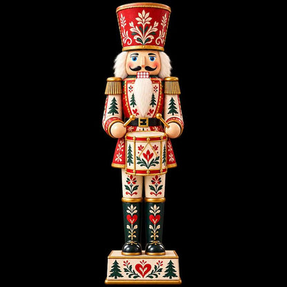 Scandinavian Nutcracker Wooden Block, Nordic Christmas Folk Art Decor, Red Green Nutcracker Soldier Tabletop Shelf Decoration e609ecf4-6a1b-4689-8ac2-7fdcc9cb0413--h-3-.jpg