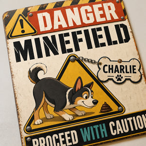 Danger: Dog Minefield Yard Sign – Personalized Pet Name - Personalized Yard Sign e61f0e02-5fcc-43c3-998c-853cb47a90dc.jpg