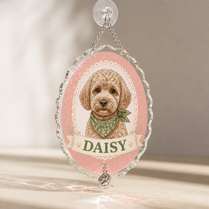 Photo-to-Watercolor Pet Name Toiletry Bag - Personalized 1 Layered Suncatcher with Charm e65da7b9-ab3f-463f-a9cf-6e4c888fdd67.jpg