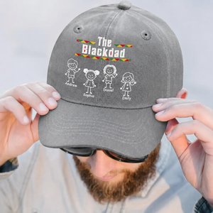 Stick Figures The Blackfather - Personalized Vintage Classic Cap