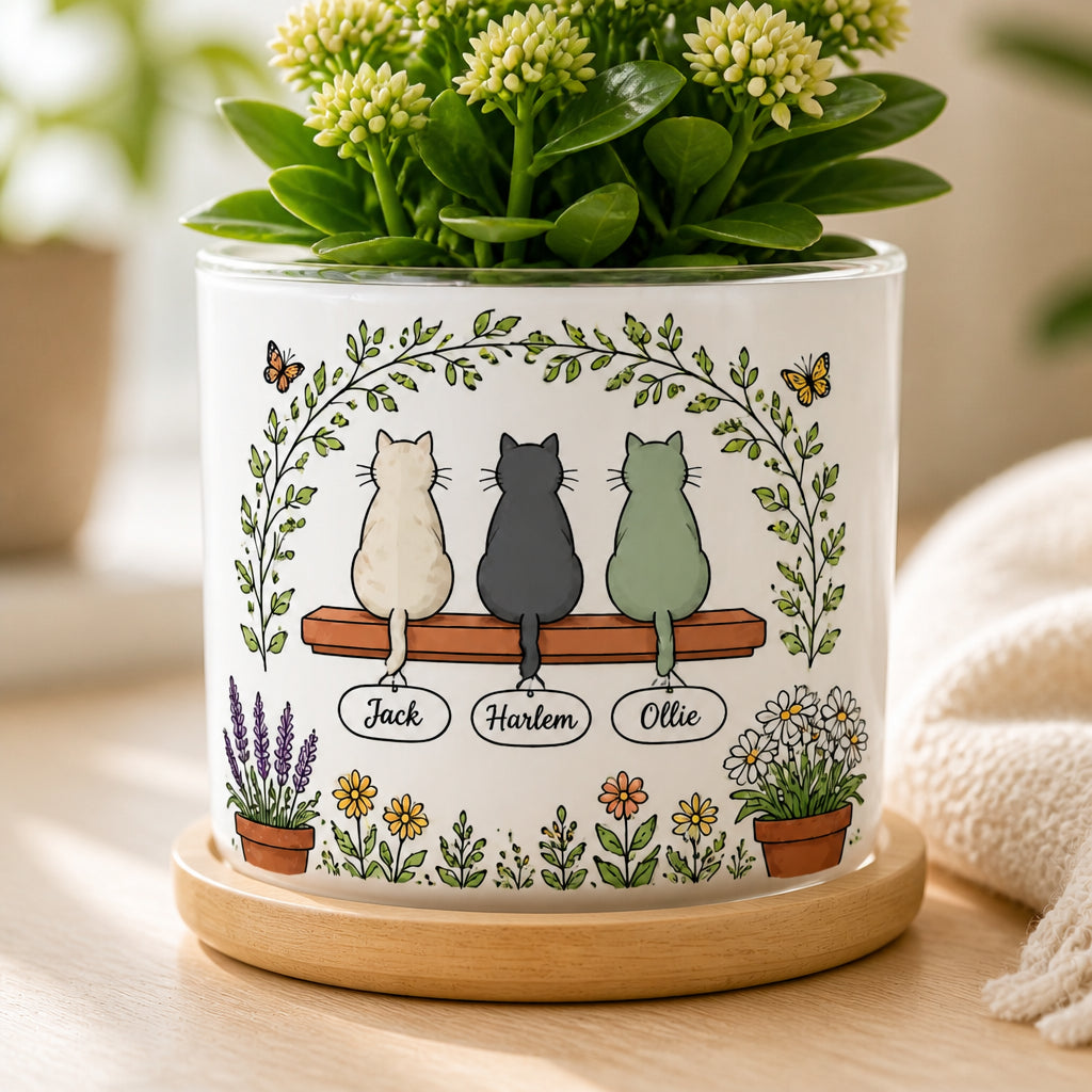 Personalized Cat Names Planter – Botanical Line Art - Personalized Mini Glass Plant Pot e66a78b2-2525-4a0e-ac9e-4785828bc8fe.jpg