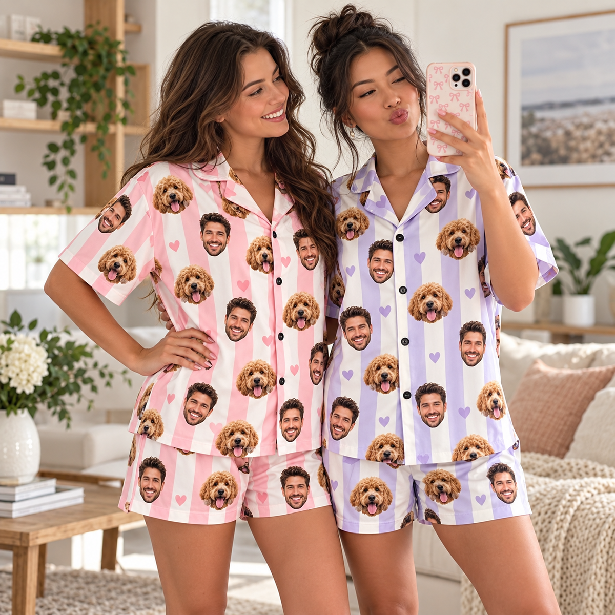 Custom Face Pajama Set, Personalized Women's Pajamas Men's Pajamas, Gift for her/him e67f9466-1b3c-4437-9df6-6947b33d8589-375c7e7a-7383-45ea-abed-94368ef6c646.png