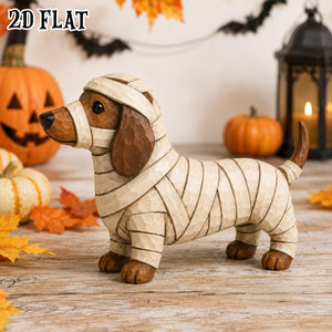 Halloween Dachshund Decor Indoor, Trick or Treat Dachshund Wooden Block, Spooky Halloween Wooden Block, Witch, Pumpkin, Vampire, Skeleton e68785d5-e8cf-43a9-9c83-4285b6a94090-10.jpg