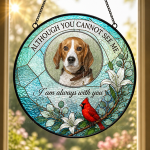 Cardinal Pet Memorial Photo Suncatcher - Personalized Suncatcher Stained Glass e6a2354f-cc45-46f7-a288-5df13f2a5e2b.png