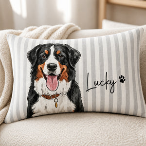 Custom Pet Portrait Name Pillow – Ribbon Badge Edition - Personalized Pillow e6afd562-e64c-41ed-a1f1-5d54c261caa9.jpg