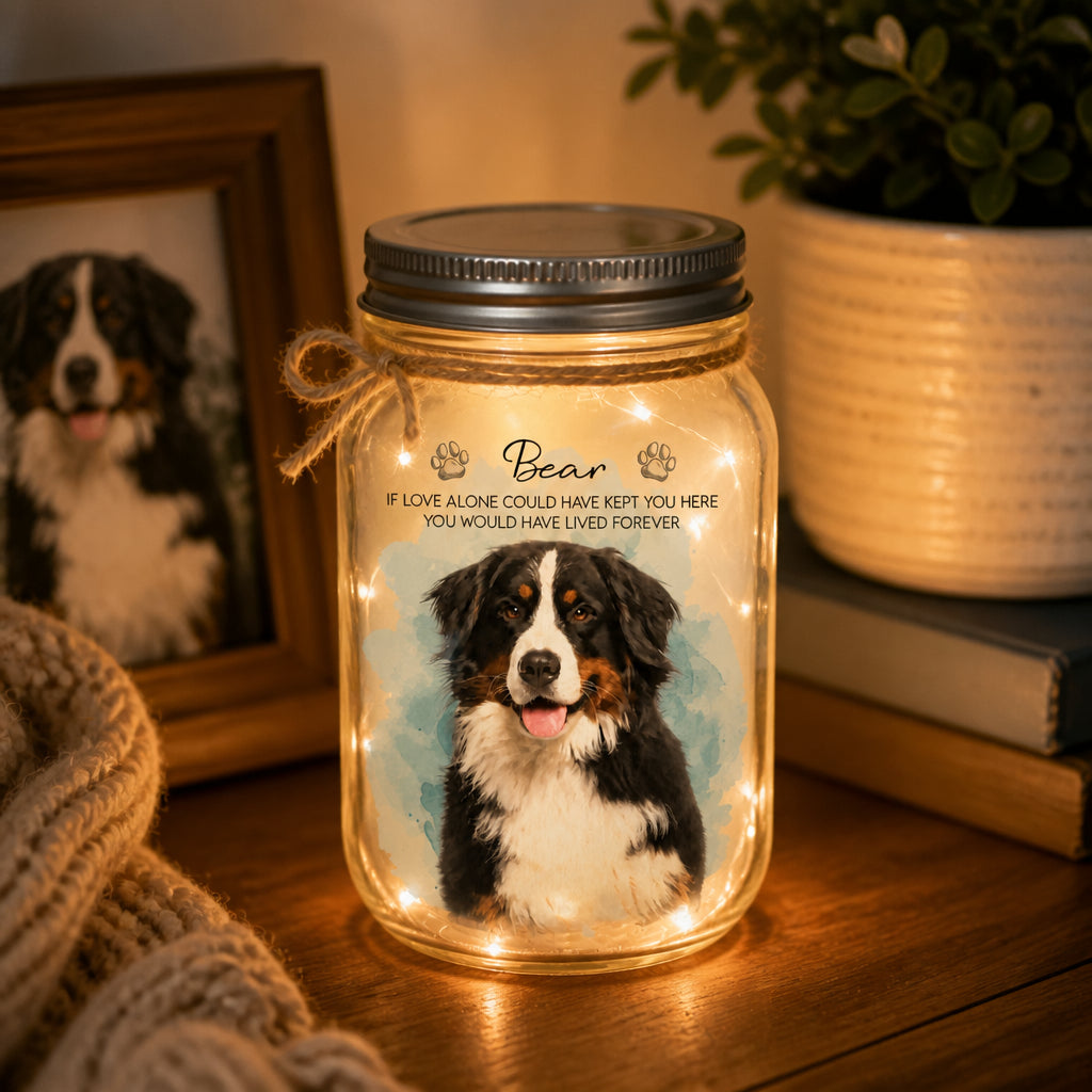 Custom Pet Memorial Mason Jar Light — Watercolor Portrait Keepsake - Personalized Mason Jar Light e6debc77-a79c-4be5-98b8-0c0a23e12a88.jpg