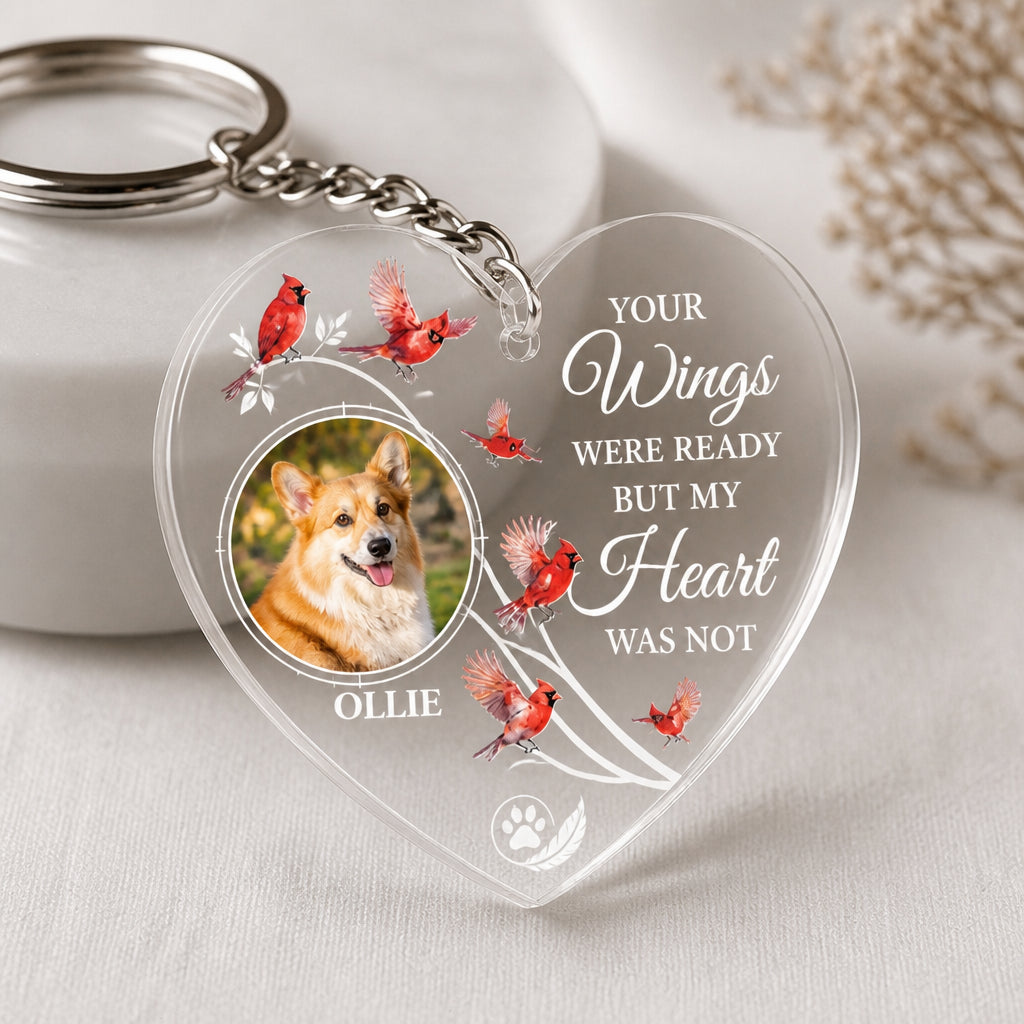 Pet Memorial Cardinal Heart Acrylic Keychain – Photo + Name - Personalized Acrylic Keychain e6dfb138-9fad-41c6-8a8f-0c3ba7499277.jpg
