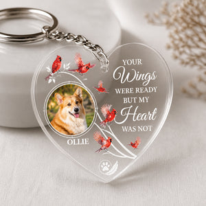 Pet Memorial Cardinal Heart Acrylic Keychain – Photo + Name - Personalized Acrylic Keychain e6dfb138-9fad-41c6-8a8f-0c3ba7499277.jpg