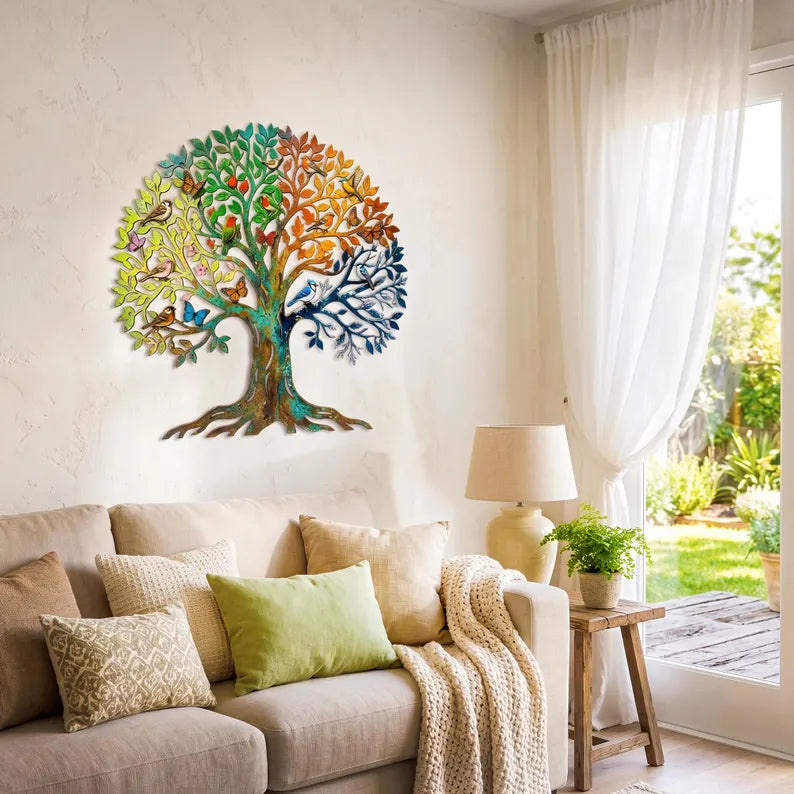 Four Seasons Tree of Life Metal Art, Colorful Nature Wall Sign, Boho Living Room Decor, Housewarming Gift e710ba13-da26-4445-aa4d-5496b5a15eba-retgregh-2-.webp