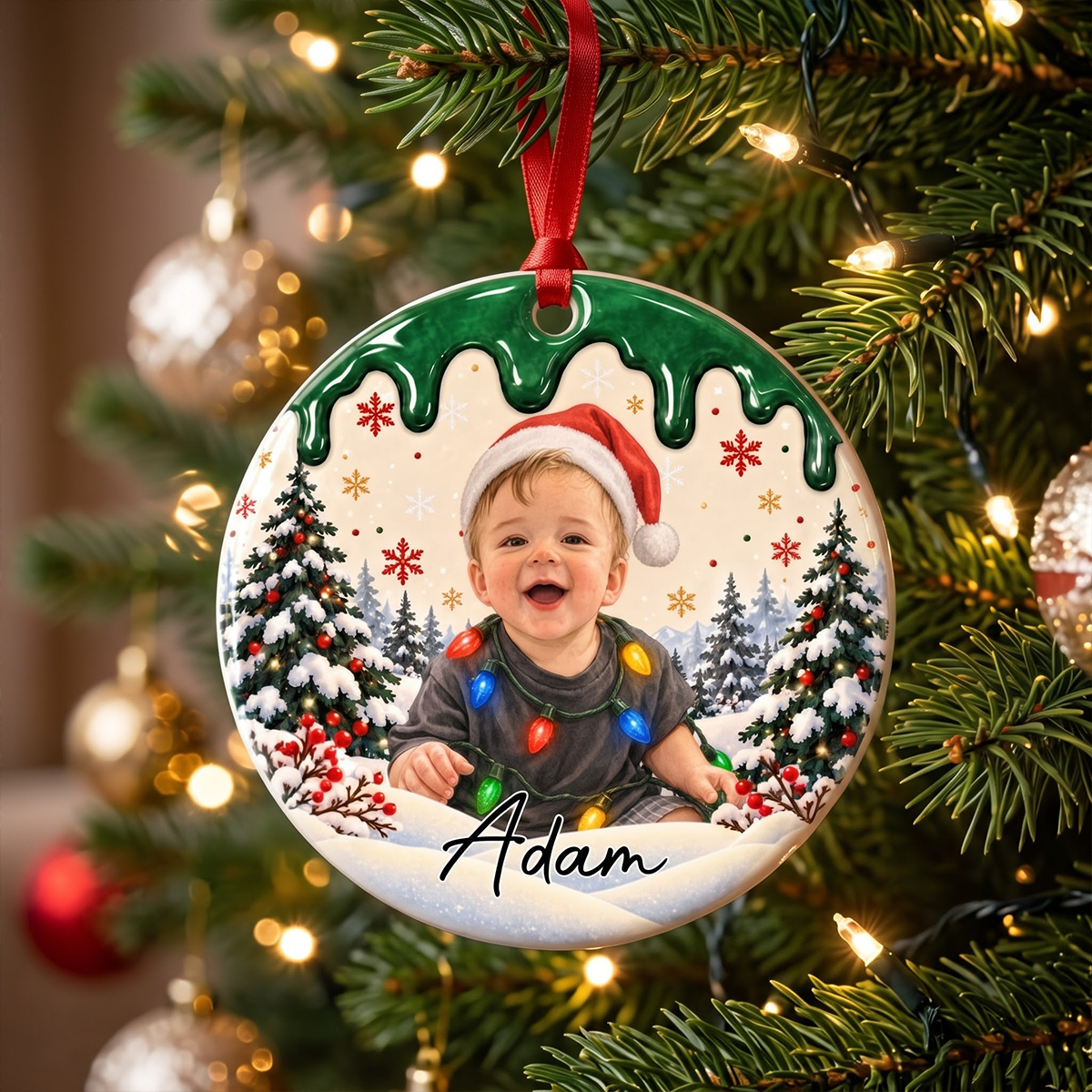 Custom Photo Christmas Family Portrait Gifts - Personalized Christmas Ornament  - Real 3D Raised Ornament e72d23bf-4cd8-458b-acb8-4980433d185a-MOCKUP-4.png