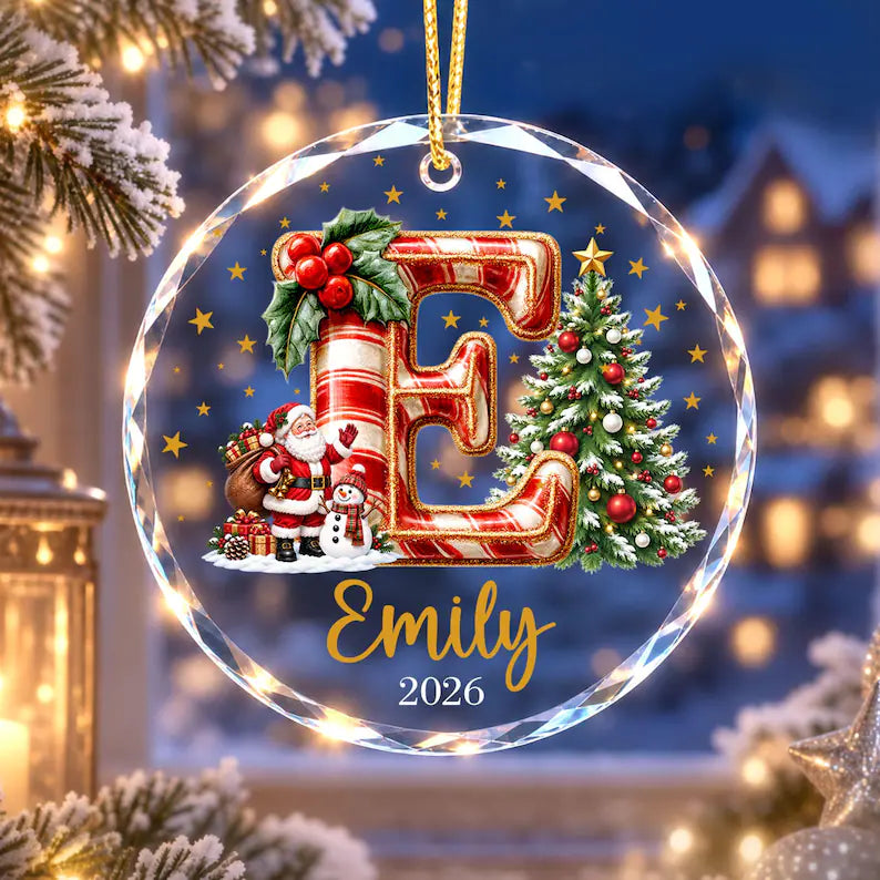 Custom Christmas Name Glass Ornament 2026, Initial Kids Name Ornament, Snowman Christmas Ornaments for Kids, Family Christmas Keepsake e74c535e-9cc8-4b84-8d7d-b22a3f65db55-gfgftgfgf-1-.webp