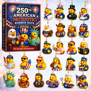 American Patriotic Rubber Duck Advent Calendar 2026 - 24-Day Festive Countdown, Acrylic Charms Blind Box - Gift For Family & Friends e7588265-92cf-4011-86e3-ce3ffc286e30-patriotic-duck-box-charms.png
