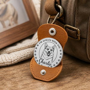 Custom Pet Memorial Coin Keychain – I’m Always With You (Front/Back) - Personalized Stainless Steel Keychain e76bfc63-2c35-42ac-b9b8-af621b109d96.jpg