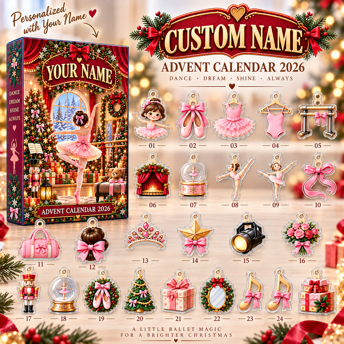 Personalized Ballerina Advent Calendar, 24 Ballet Christmas Charms, Custom Name Dancer Gift, Holiday Countdown Box e770975d-acee-47e6-9bd8-fa5e2a247a7d-526bbe38-2809-4702-bb23-1686ec52c298.png