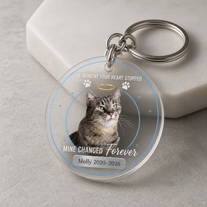 Pet Memorial Photo Keychain – The Moment Your Heart Stopped - Personalized Acrylic Keychain e781a97d-0fcd-4907-a4ed-0f36ecf3965b.jpg