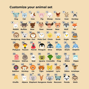 Animal Name Puzzle by Busy Puzzle | 1st Birthday, Baby Shower, Easter Gift | Girl and Boy | Custom and Personalized e78451f2-69aa-4293-9342-61b1170ea2e5-FGHFH-1-.webp
