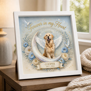 Forever in My Heart Pet Memorial Layered Frame – Upload Pet Photo, Name & Years - Personalized Layered Frame e78e711d-af48-4203-97d3-05ec090762bd.jpg