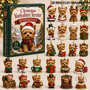 Christmas Yorkshire Terrier Advent Calendar 2026 - 24-Day Festive Countdown, Acrylic Charms Blind Box - Gift For Dog Lovers e791cde5-0e68-4b07-8b84-9c2fb8d759fd-yorkshire-text.png