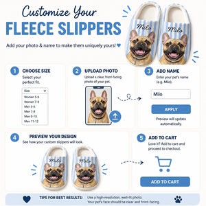 Custom Pet Portrait Name Fleece Slippers - Personalized Fleece Slipper e79f5520-0180-4281-8481-f86ed52191c3.jpg