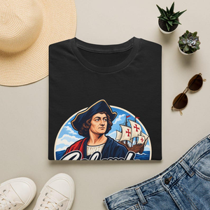 Columbus Day Portrait T-Shirt, Columbus Ship Graphic, Vintage Badge, Gift For Hims, Hers e7c5f00c-fffa-415b-b10b-a7d4362e2bd0-6.png