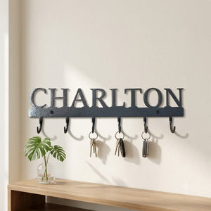 Custom Metal Key Rack with Name – Personalized Key Holder – Wall Mounted Entryway Organizer e7c856d8-663b-4ffc-a713-cfb8c9ca38a9-fd5e1915-7196-4675-8d3c-6763e37d1471.jfif