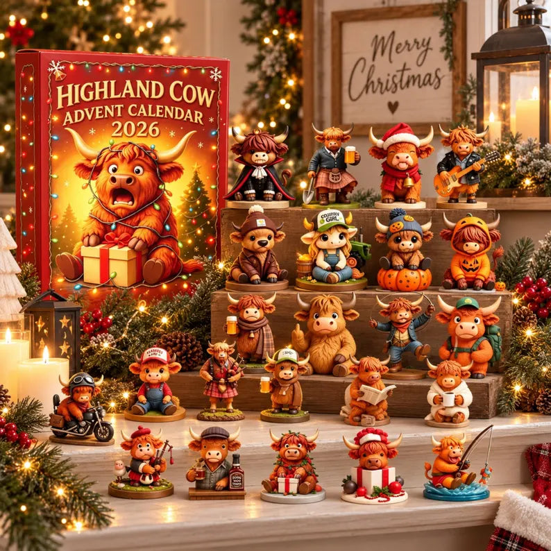 Highland Cow Advent Calendar 2026 24 Days Christmas Countdown 3D Collectible Figurines Farmhouse Holiday Decor Gift for Cow Lovers e7d20476-de21-4c22-85ce-10b1db5cfe61-sdfgdfsg-3-.webp