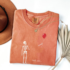 Comfort Colors Skeleton Lost Balloon, Well Shit Funny Skeleton Tee, Dark Humor Halloween T-Shirt e7d6c8d7-cb3e-43eb-8c17-b069cfdbaa4d-6.png