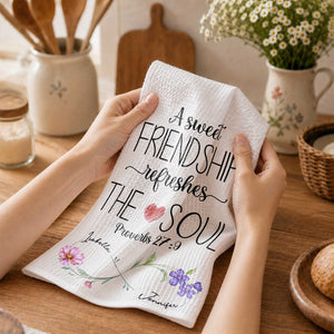 A Sweet Friendship Refreshes The Soul Kitchen Towel, Gift For Besties e7d8e577-715a-41c5-9c15-c144f6da2560-banner-4.jpg