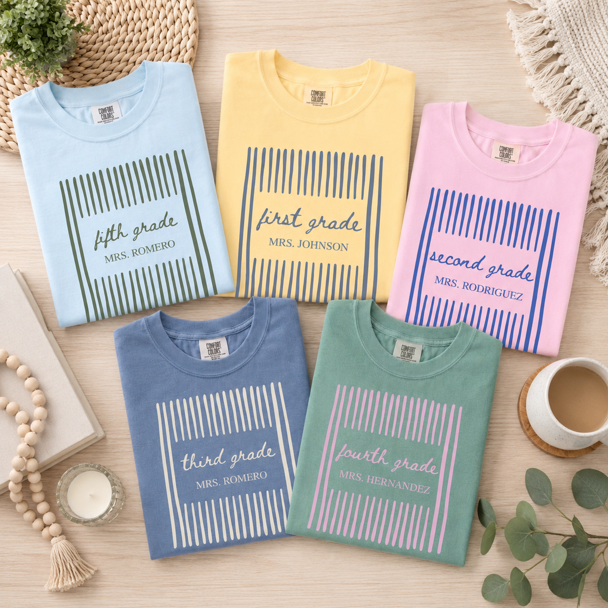 Grade Level Teacher Shirt,Comfort Colors Back To School Tee,Teacher Team Shirt, First Second Third Fourth Fifth Grade Teacher Matching Shirt e7e0353b-9ac3-4e4a-9b1c-db7d003de6d1-banner-1.png