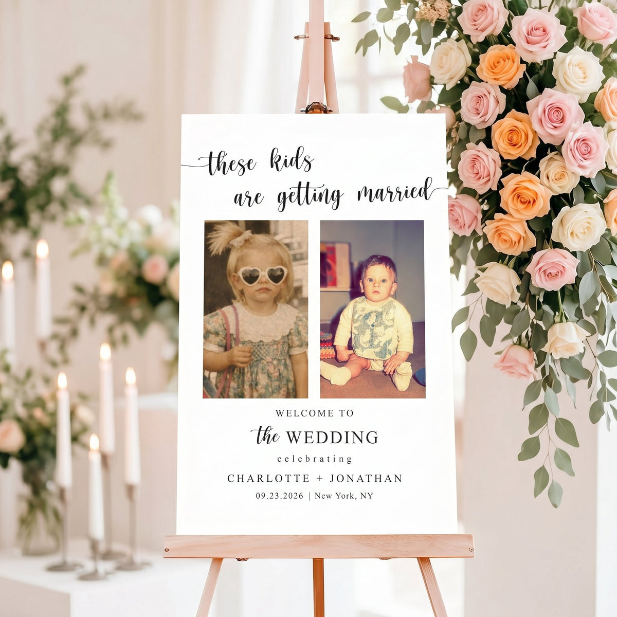 These Kids Are Getting Married - Wedding Rehearsal Dinner Welcome Sign - Personalized Poster e7e2217a-a2df-413b-9843-0f3342f06e69-5.jpg