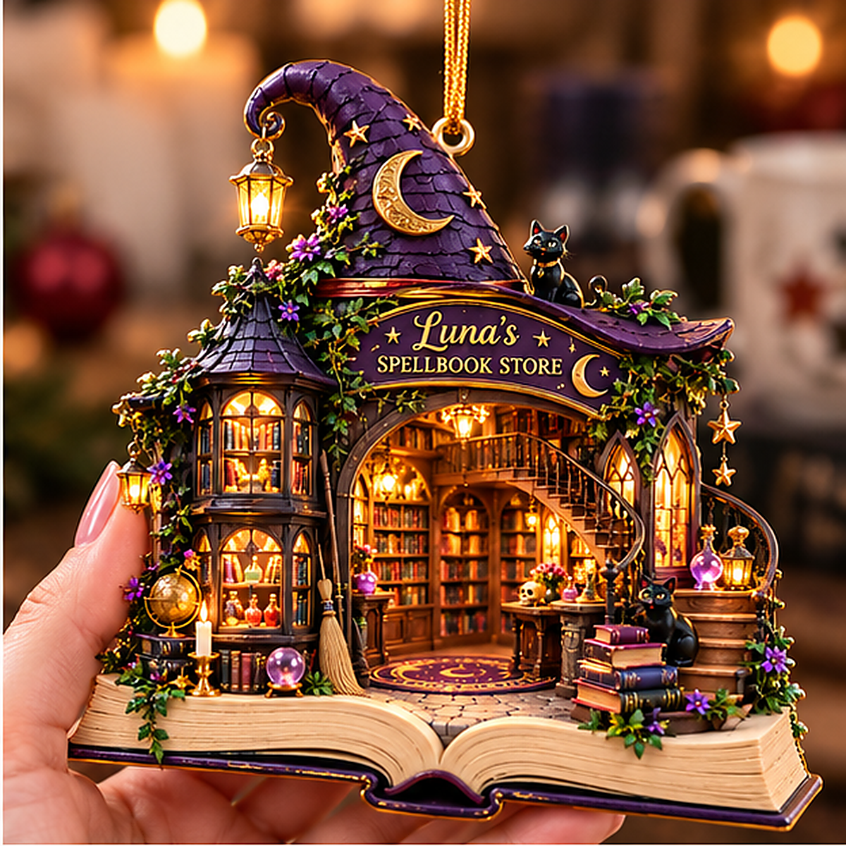 Personalized Witch Spellbook Store Christmas Ornament – Custom Name 2D Flat  Acrylic Ornament, Magical Witch Library Gift for Book Lovers e7f264d4-d4f7-4780-a389-ef21be7a2e3d-luna_spellbook_02_held_in_hand-1-.png