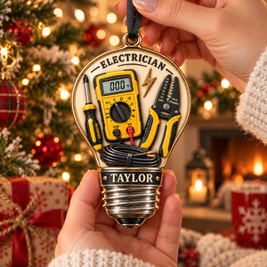 Personalized Electrician Christmas Gift - Custom Name Light Bulb Tools 3D Ornament e812bded-6516-498b-9984-773677466483-Image-Sep-23-2026-11_01_46-AM-3-.png